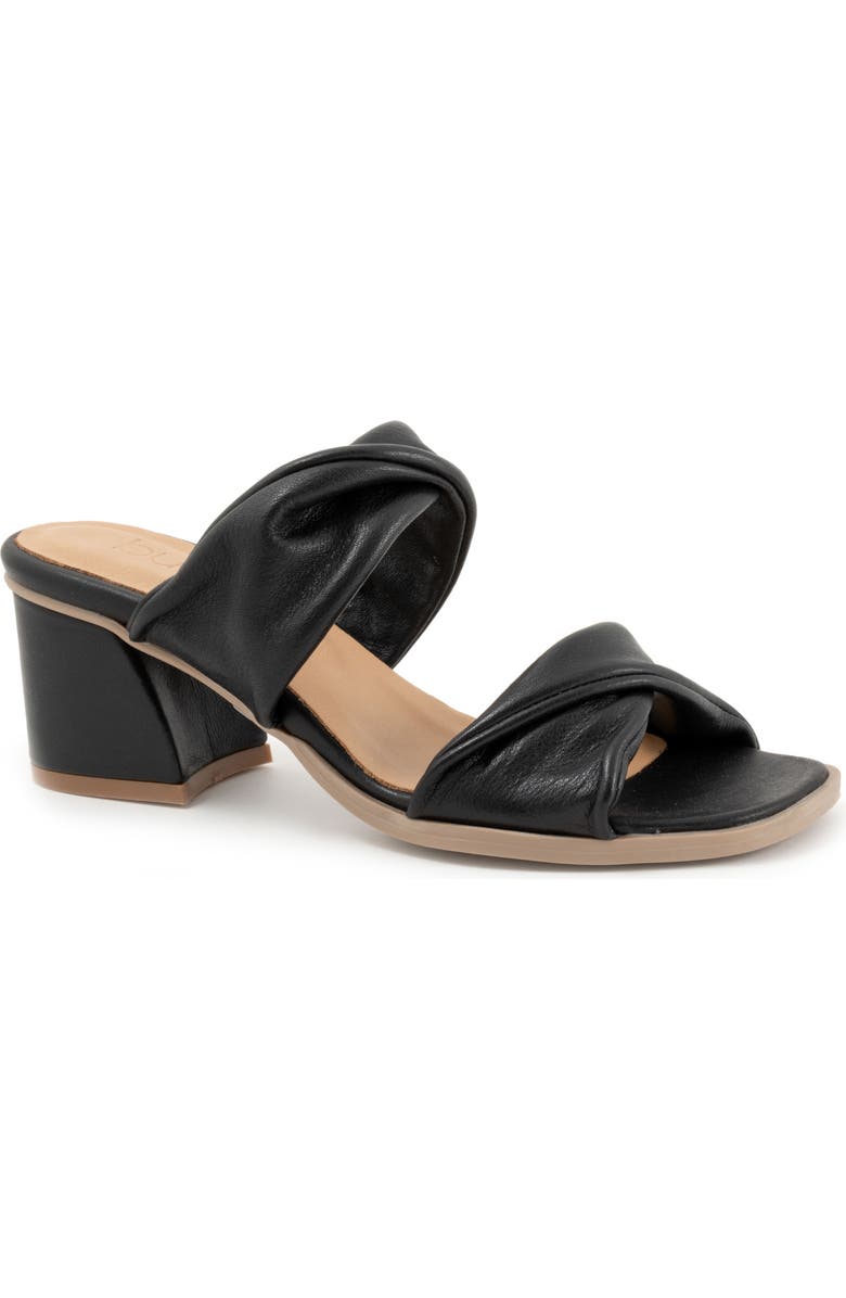 Bueno Penelope Slide Sandal, Main, color, Black