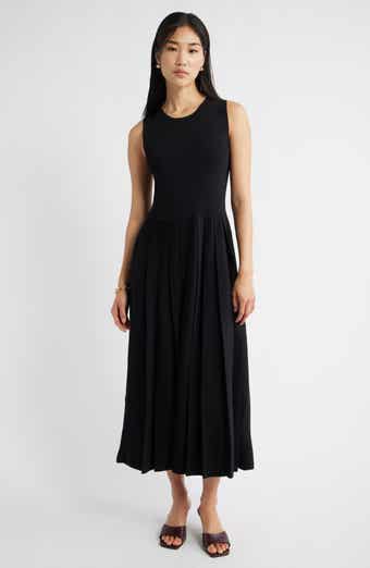 Nordstrom Sleeveless Pleated Sweater Dress