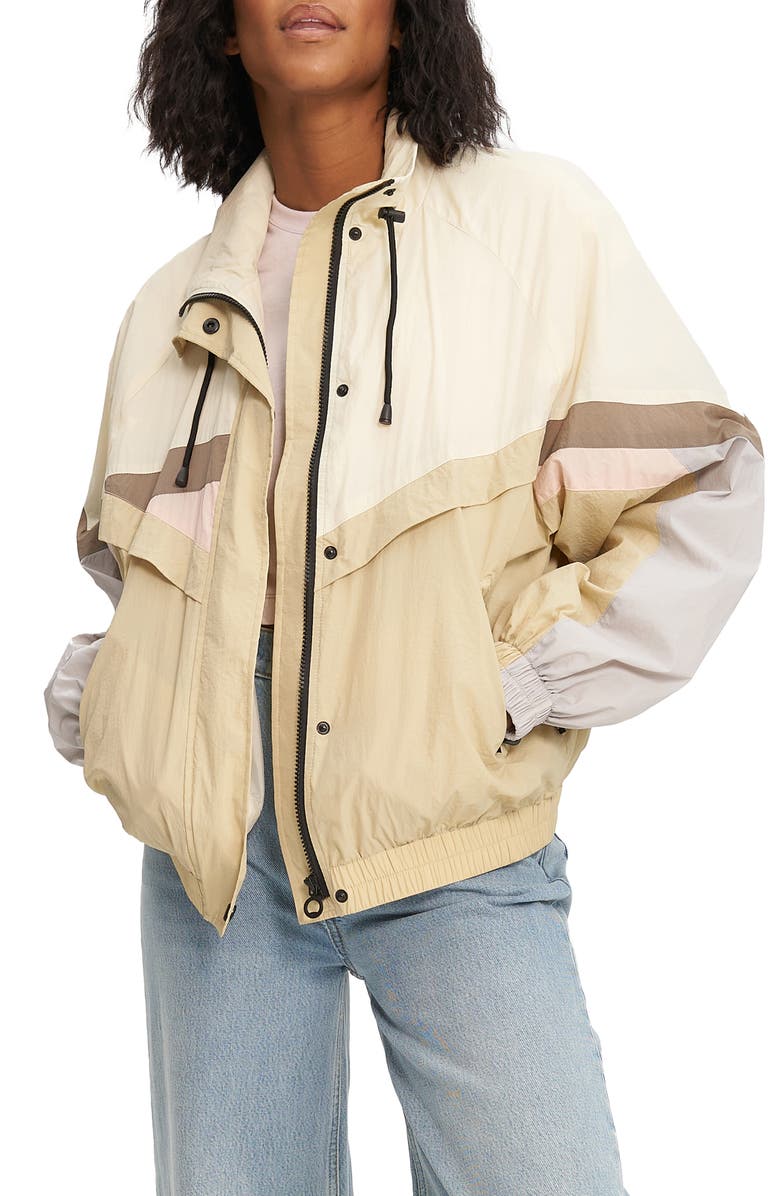 Noize Liberty Colorblock Rain Jacket, Main, color,