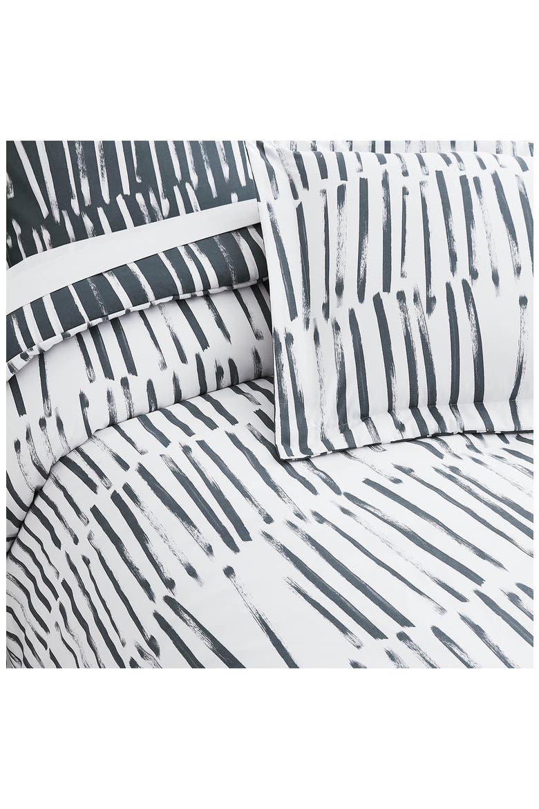 Duvet Cover & Pillow Sham Set, Alternate, color, CHARCOAL