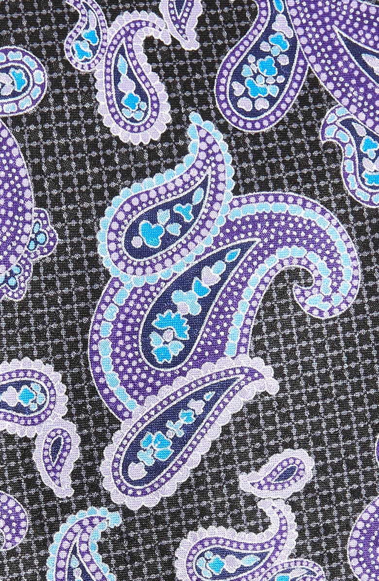 NORDSTROM MEN'S SHOP Paisley Silk X-Long Tie, Alternate, color, 