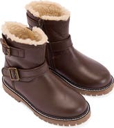 Boden Kids' Faux Fur Lined Boot