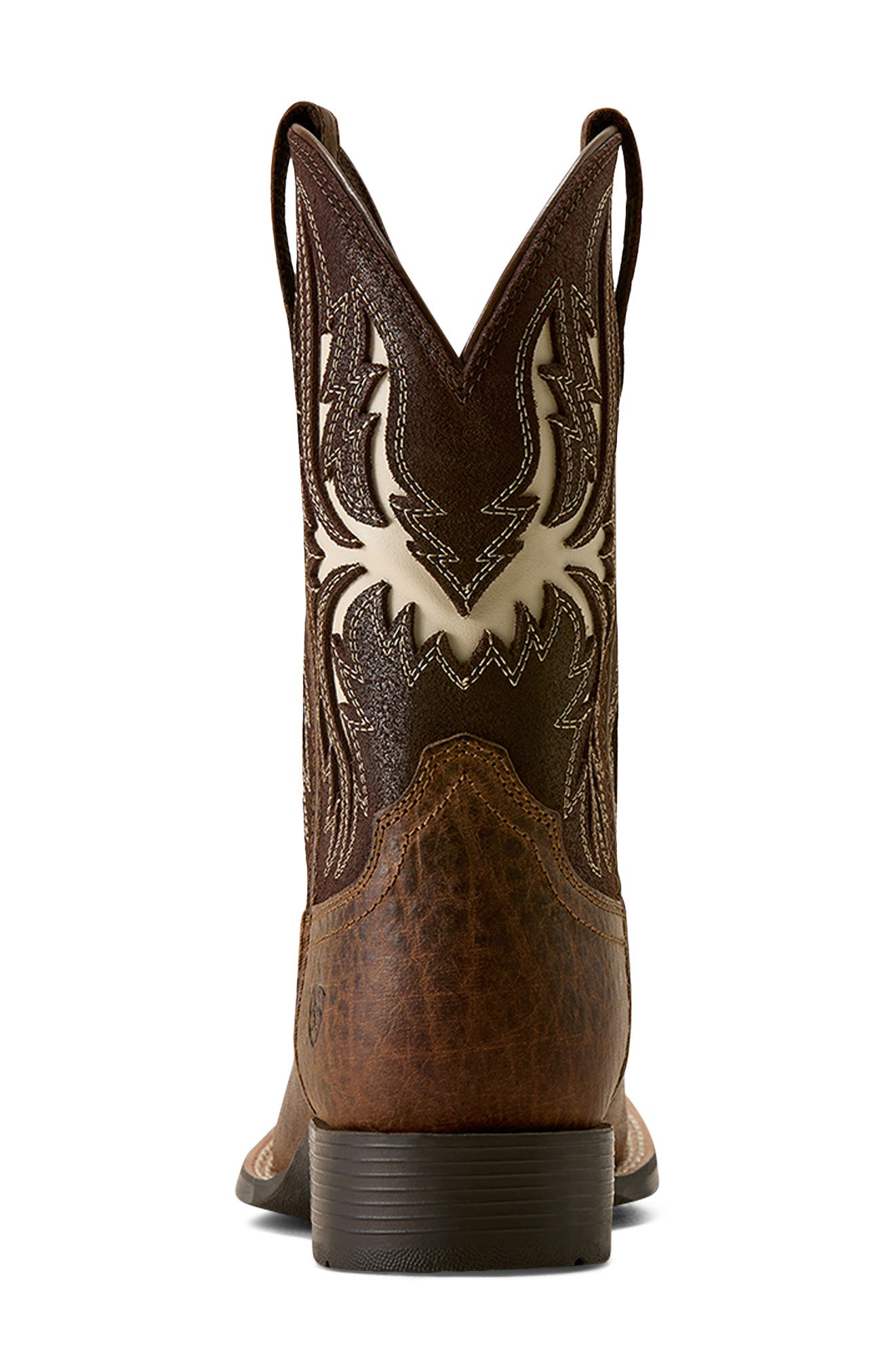 Kids' Driftwood Leather Western Boot, Alternate, color, EARTH