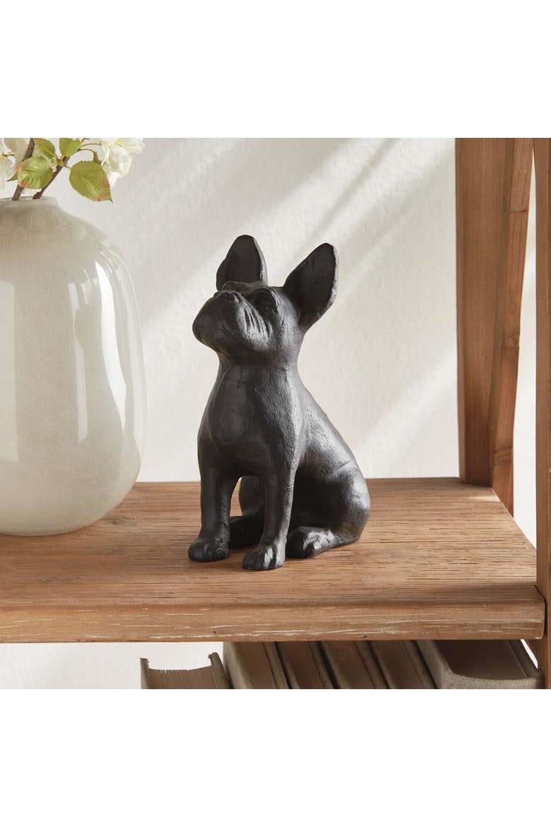 Good Boy Dog Sculpture, Alternate, color, Black