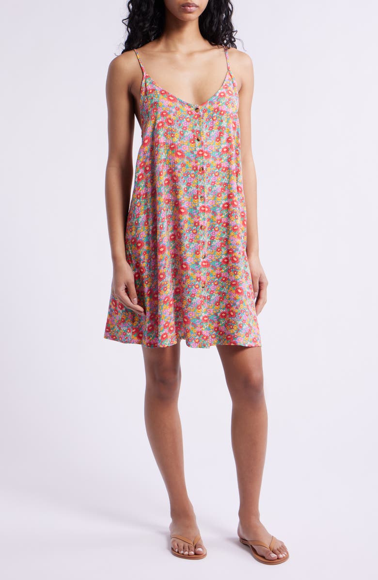 Rip Curl Las Dalias Ditsy Cover-Up Dress, Main, color, 
