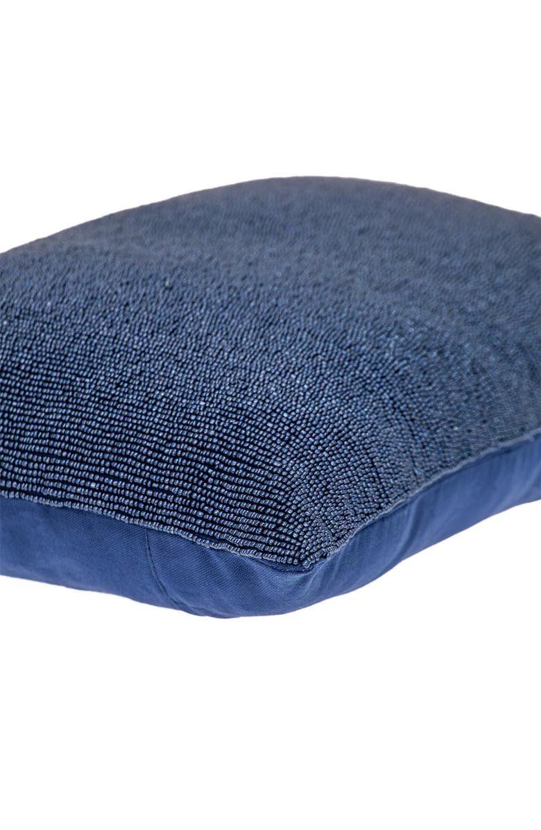 PARKLAND COLLECTION Aster Embellished Throw Pillow, Alternate, color, Blue