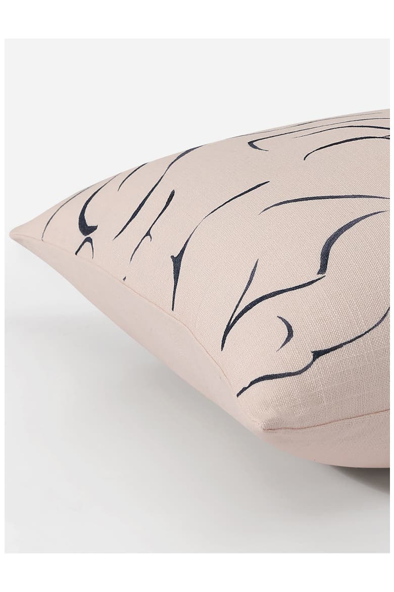 Amour Big Throw Pillow, Alternate, color, OFF WHITE