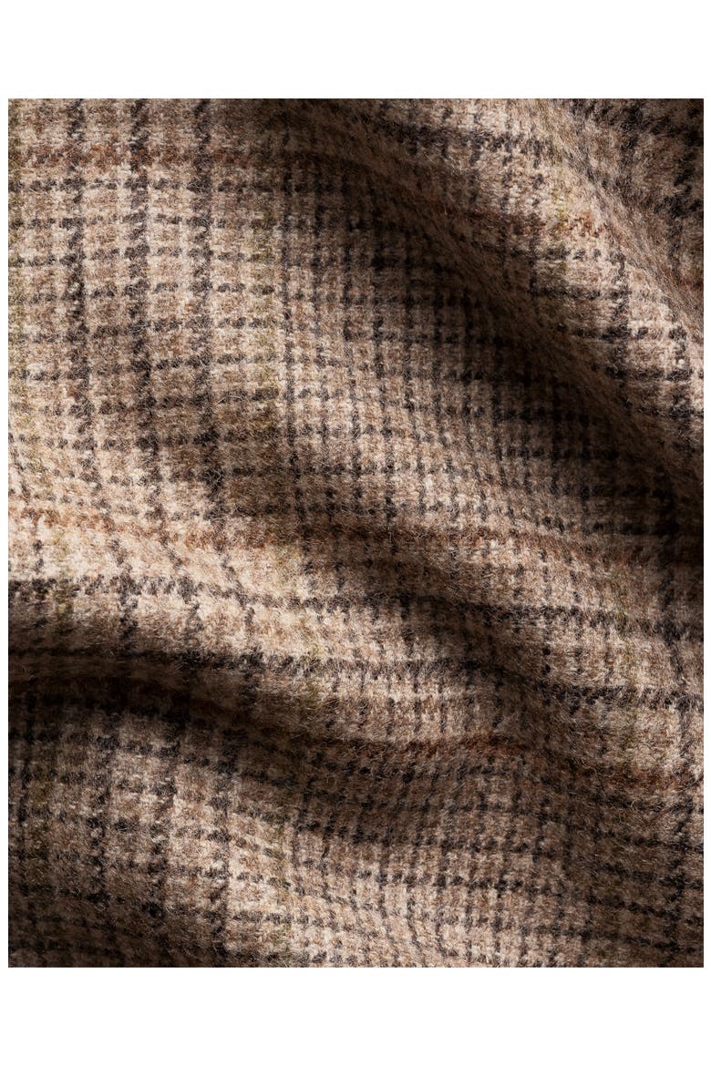 Lana Tech Check Flannel Sport Coat, Alternate, color, LIGHT BEIGE