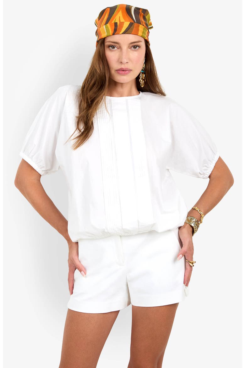 San Siro Top, Alternate, color, White