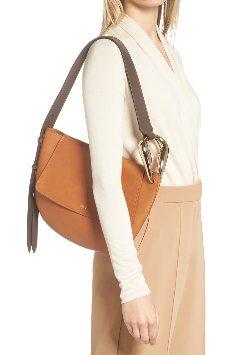 Chloé Kiss Leather Hobo, Alternate, color,