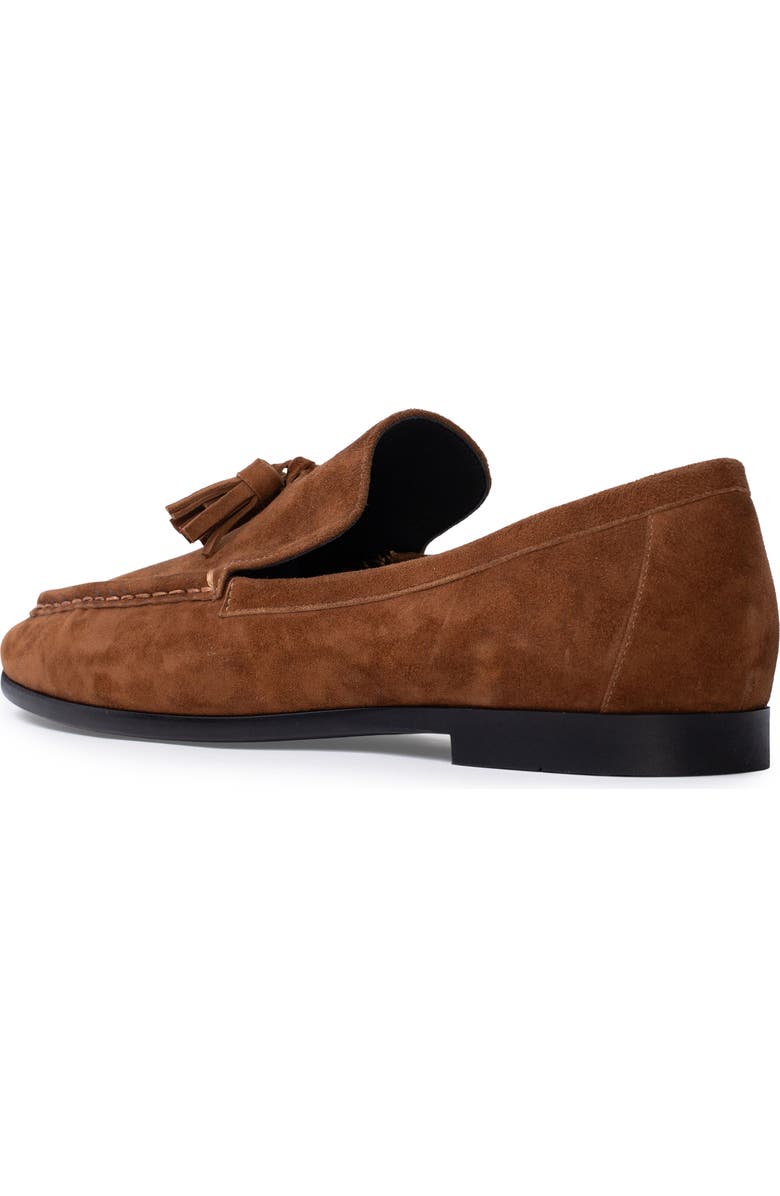 BLACK SUEDE STUDIO Finn Tassel Loafer, Alternate, color, Tobacco Suede