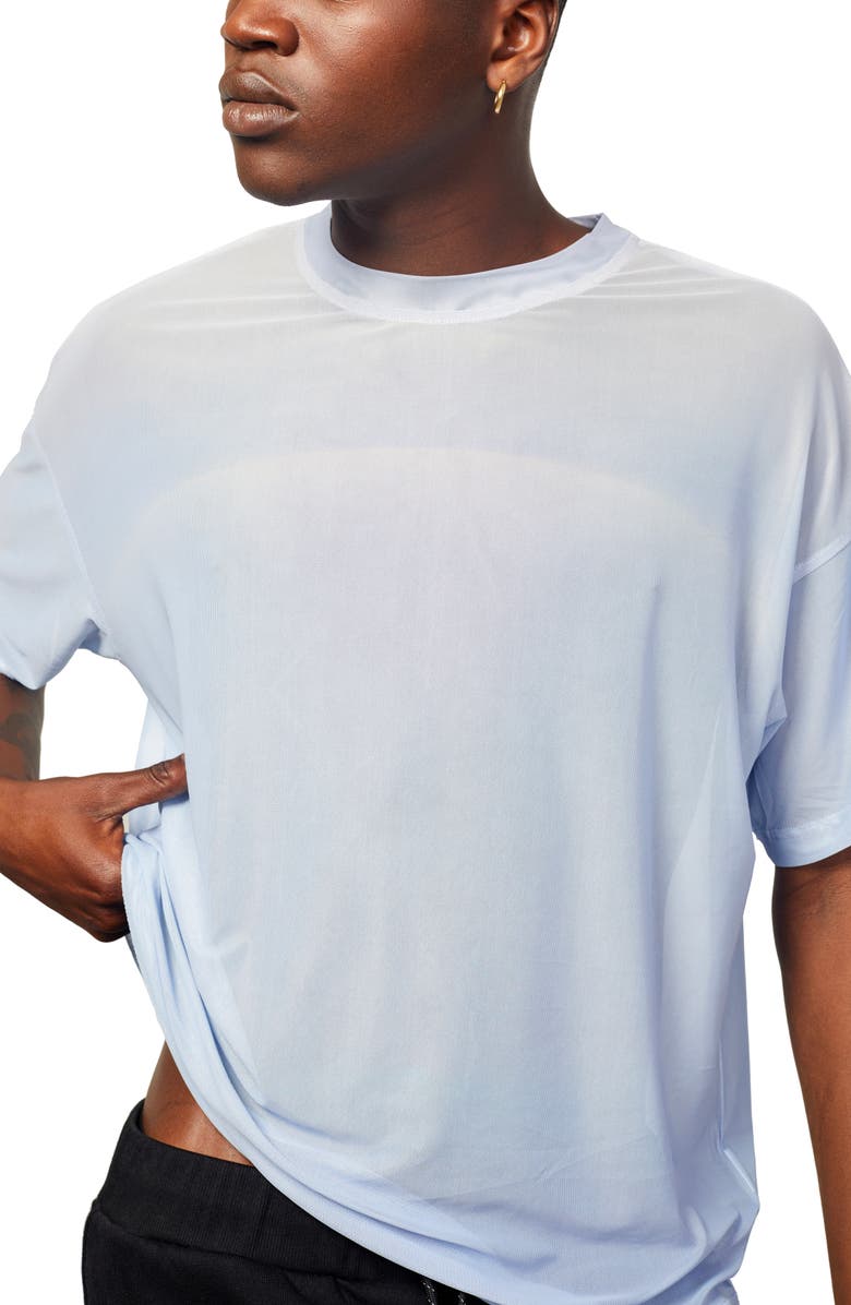 MAGNLENS Eclipse Mesh Boxy T-Shirt, Main, color, 