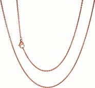 STEELTIME Men's Stainless Steel Cable Chain Necklace