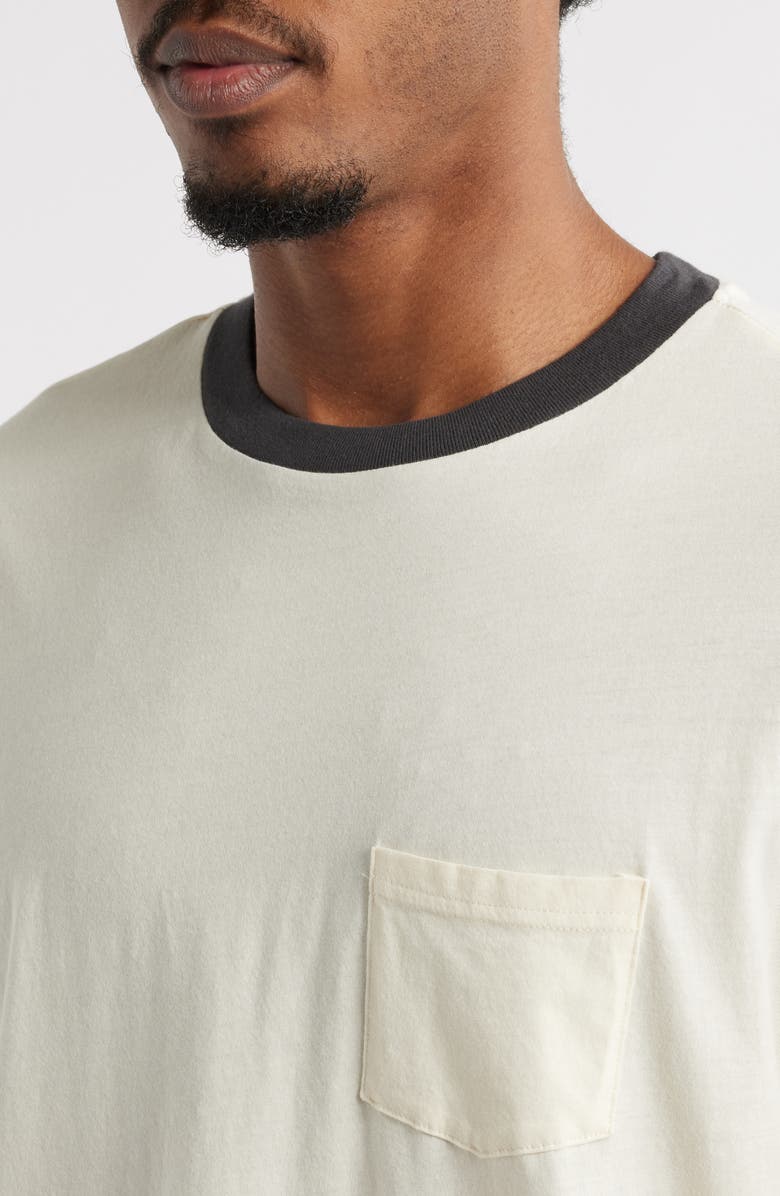 Elwood Trophy Long Sleeve Organic Cotton Ringer T-Shirt, Alternate, color, 