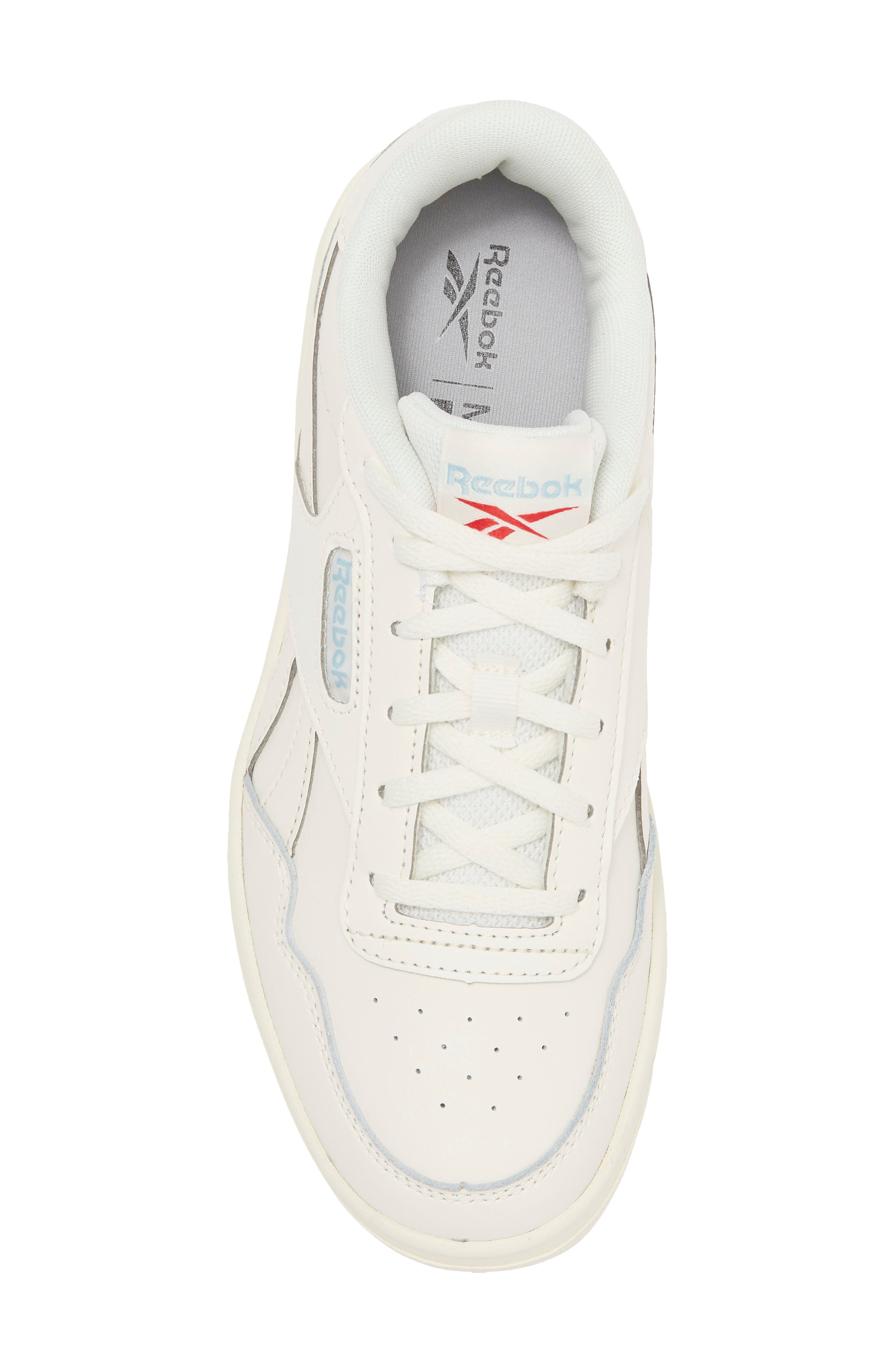 Reebok Court Advance Sneaker, Alternate, color, Chalk/Blup