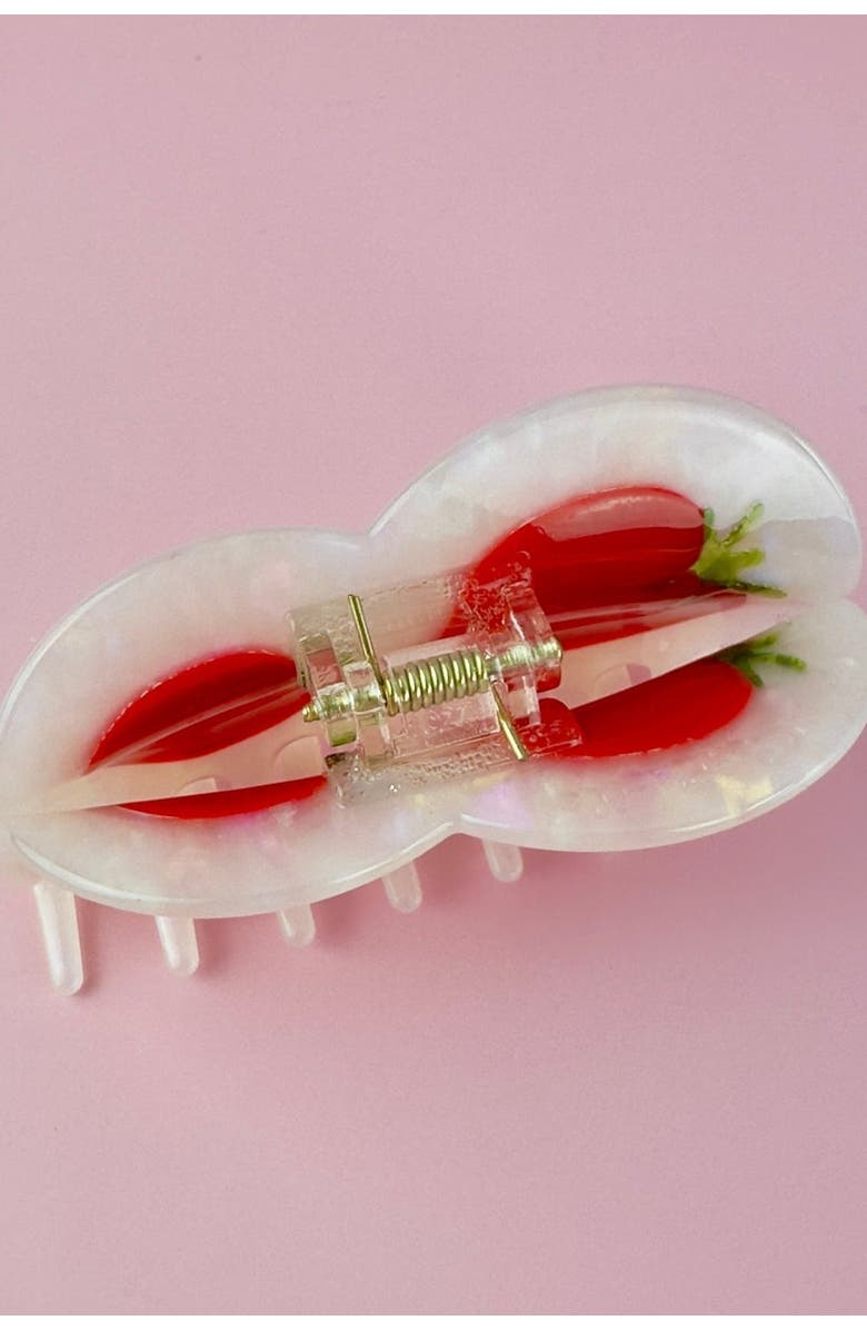 Centinelle Tomatoes Hair Claw, Alternate, color, Red