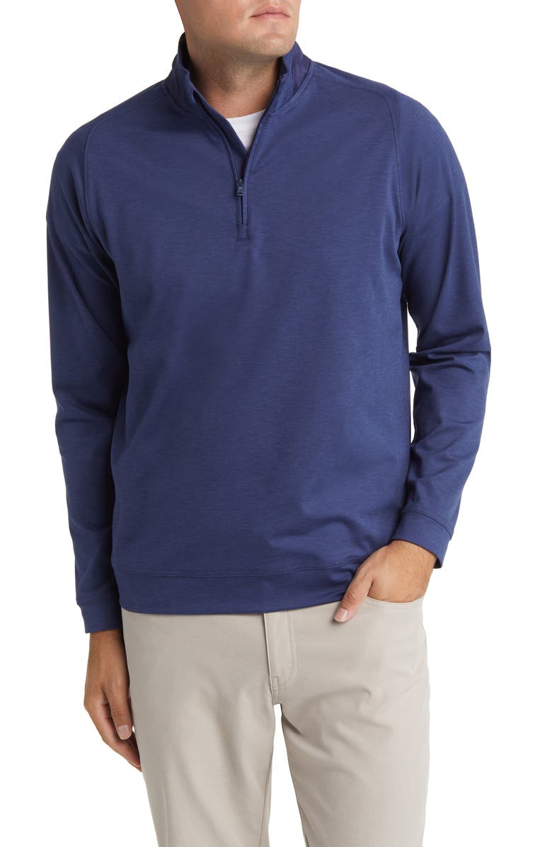 johnnie-O Easton PREP-FORMANCE Quarter Zip Pullover, Main, color, 