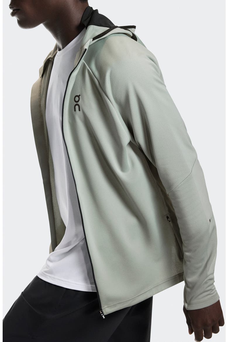 Climate Zip Hoodie, Alternate, color, TIN