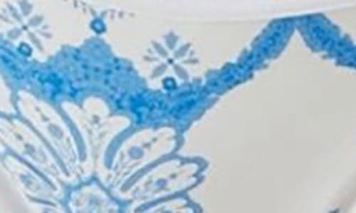 Melissa Odabash Malta Triangle Bikini Top In Blue