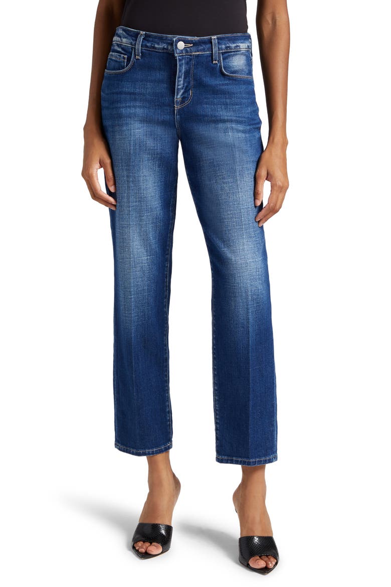 Marjorie Mr. Slouch Slim Fit Straight Leg Jeans, Main, color, CARSON