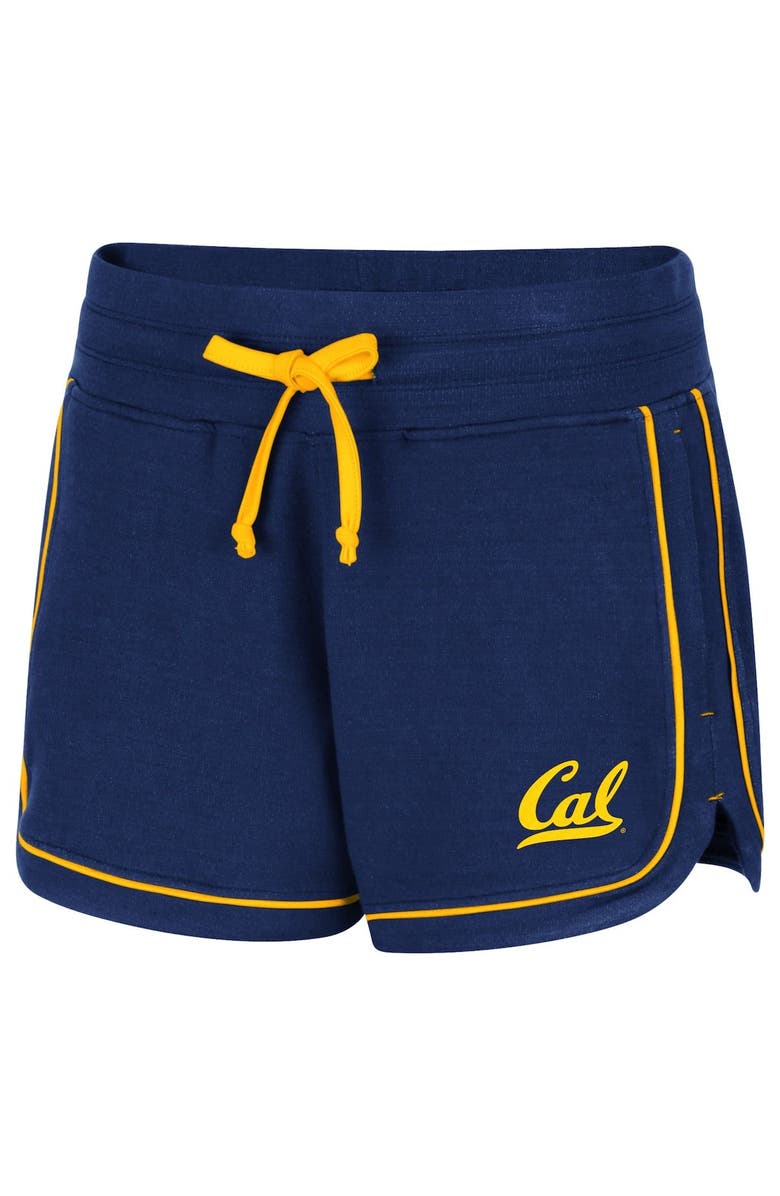 COLOSSEUM Women's Colosseum Heathered Navy Cal Bears Lil Sebastian Tri-Blend Shorts, Alternate, color, Heather Navy