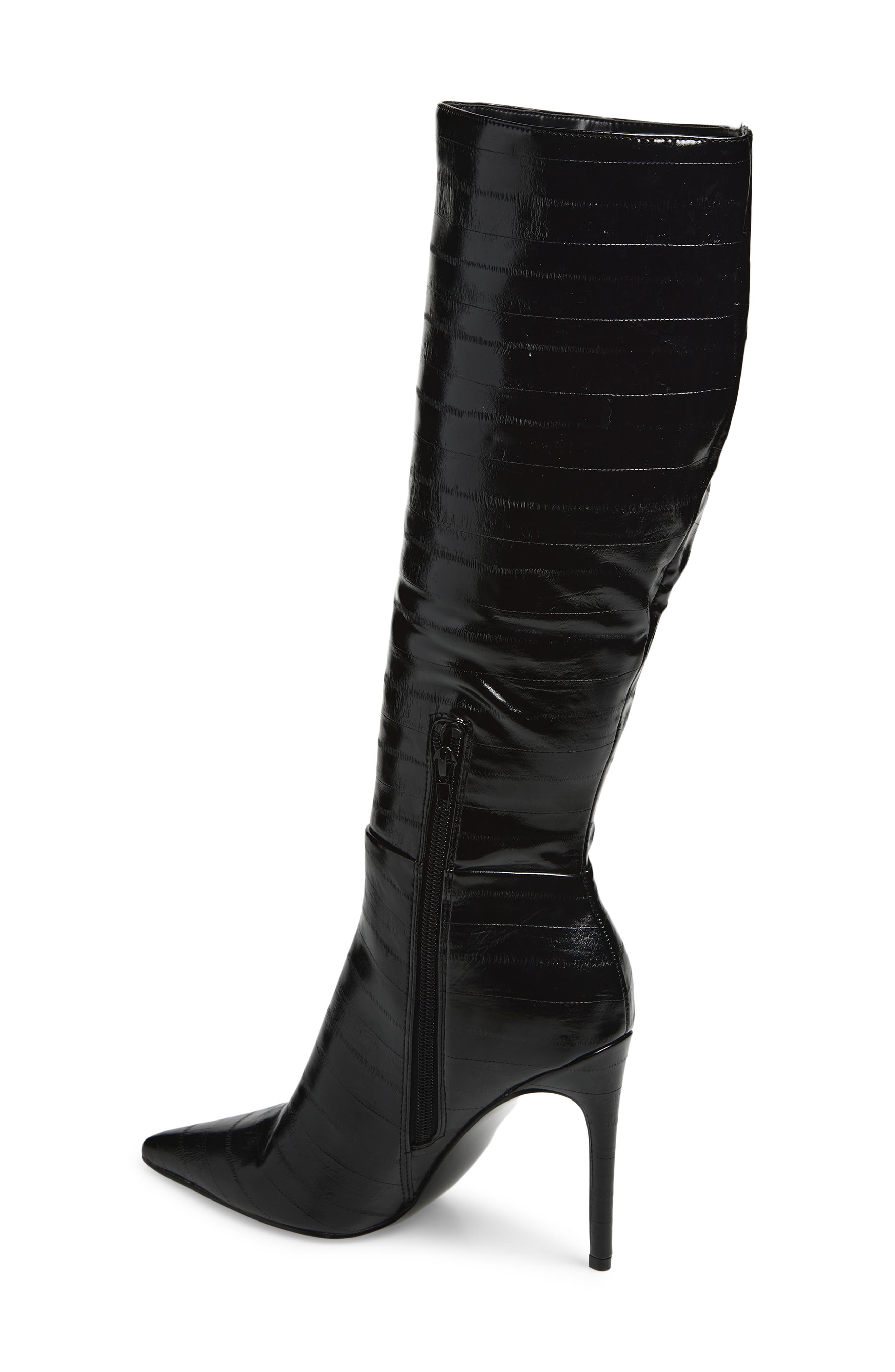 Steve Madden Nitro Knee High Boot, Alternate, color, Black Eel