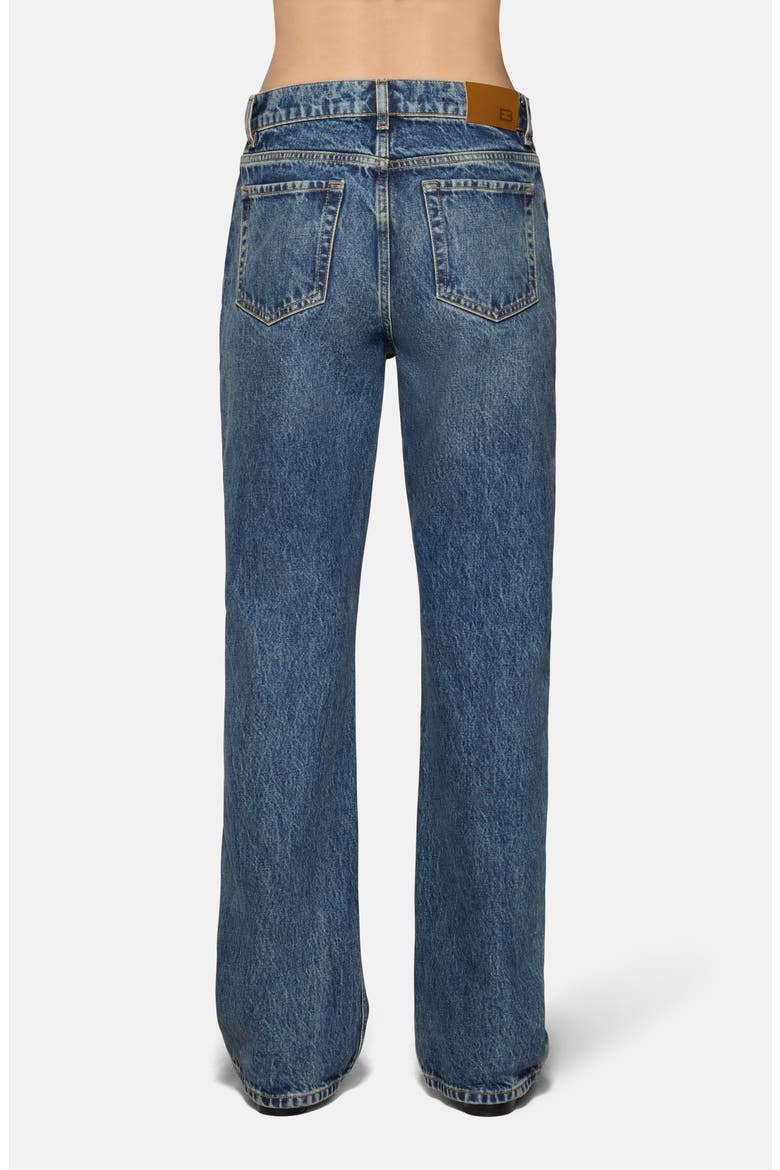 Mid Rise Baggy Wide Leg Jeans, Alternate, color, MARINER