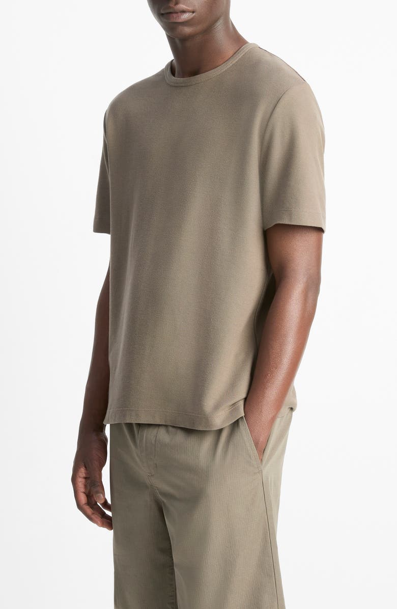 Vince Pima Cotton Piqué T-Shirt, Main, color, Dome