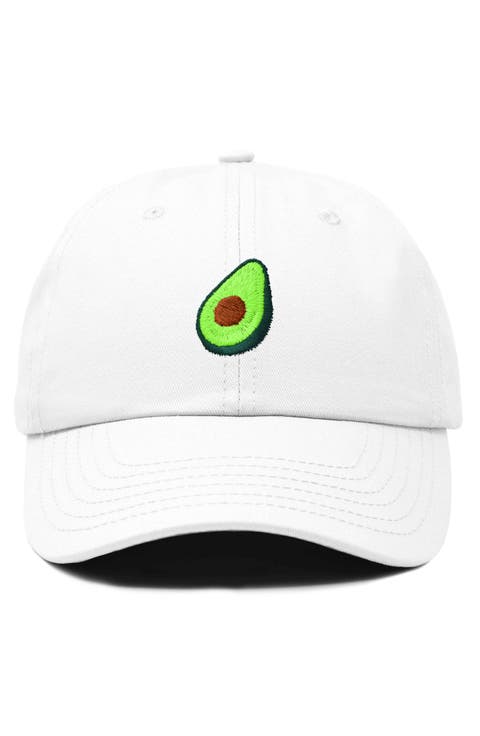 Avocado Embroidered Food Hat