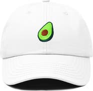 Dalix Avocado Embroidered Food Hat