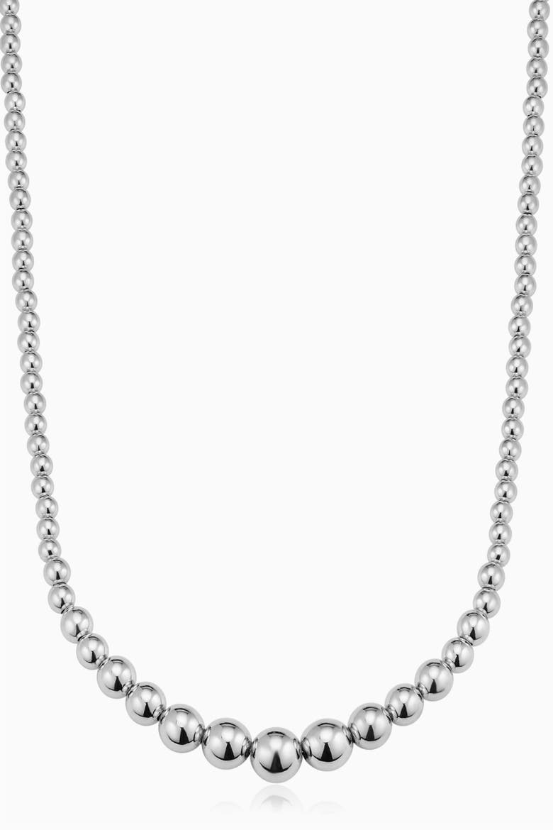 Sterling Silver Belle of the Ball Neckace, Main, color, Silver