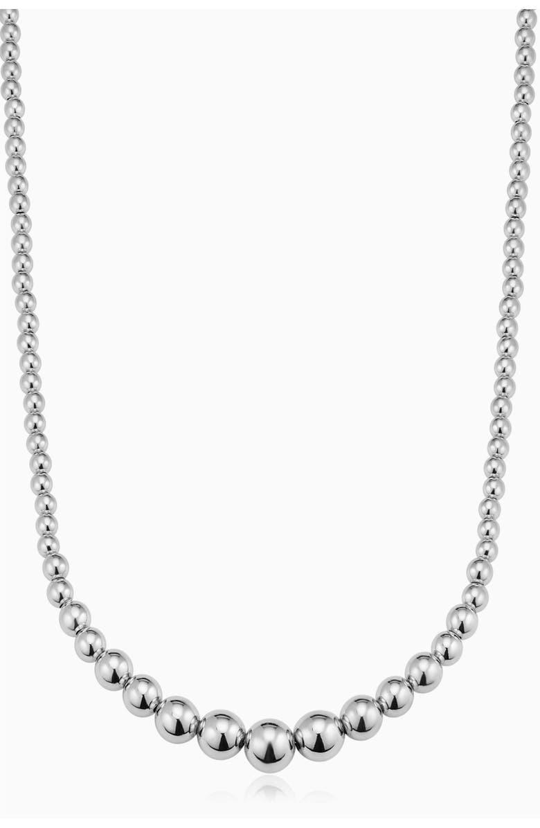 Oradina Sterling Silver Belle of the Ball Neckace, Main, color, Silver
