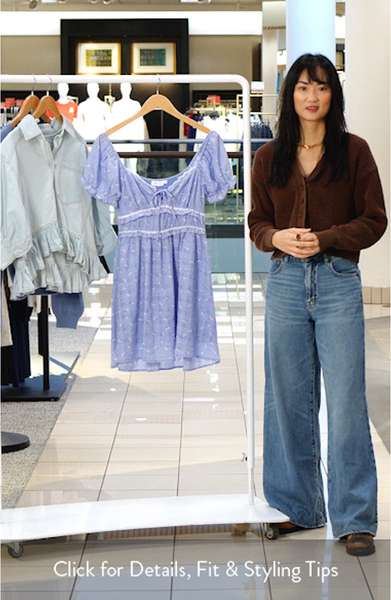 Lace Trim Minidress, sales video thumbnail