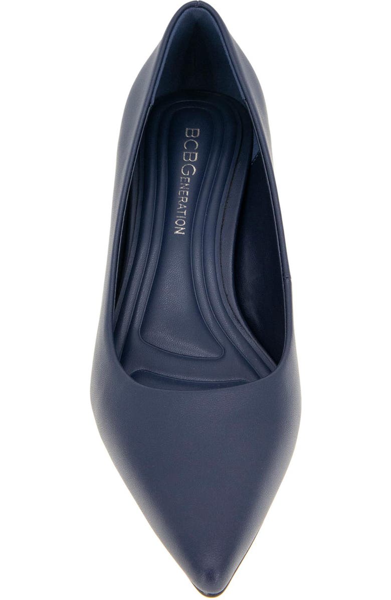 BCBGeneration Dovi Pointed Toe Pump, Alternate, color, Dark Ink