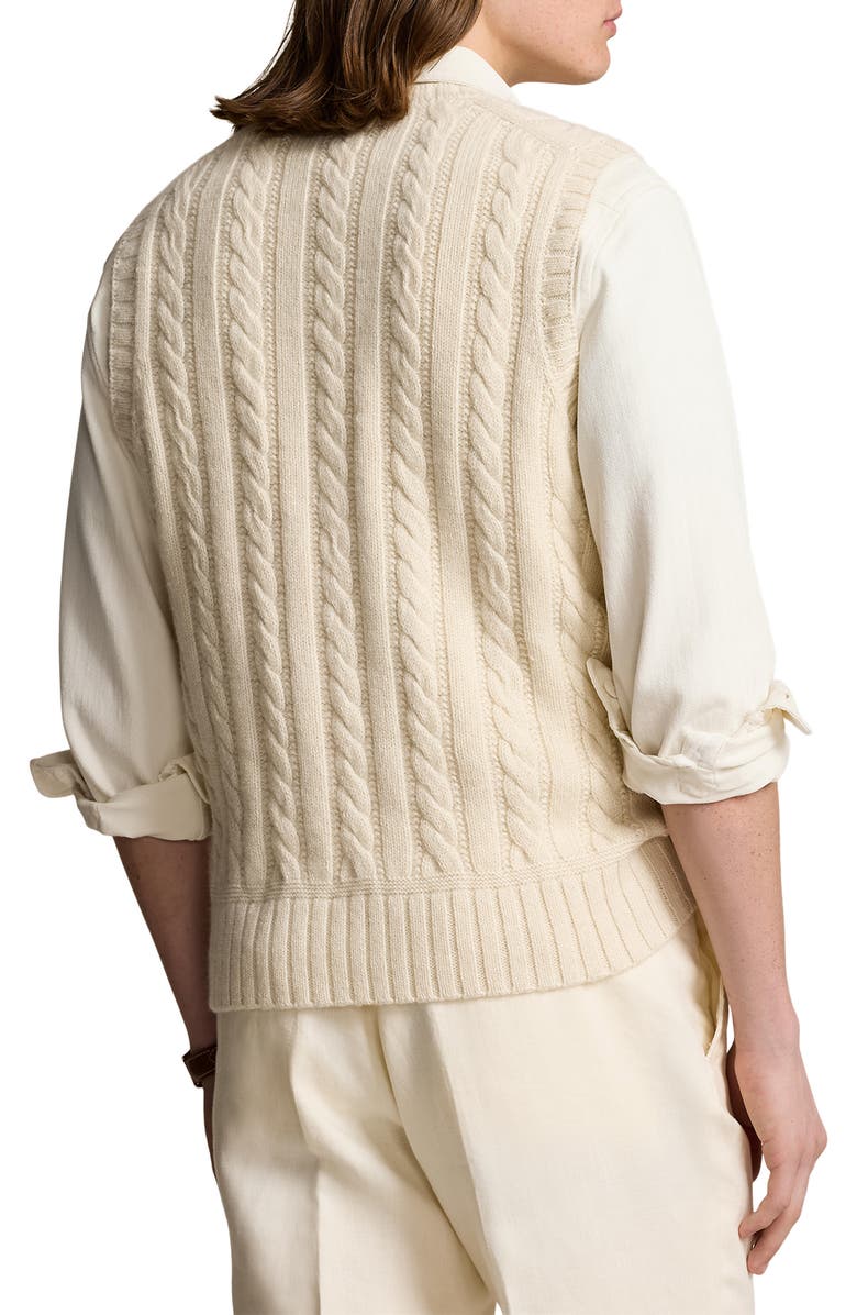 V-Neck Cotton & Cashmere Sweater Vest