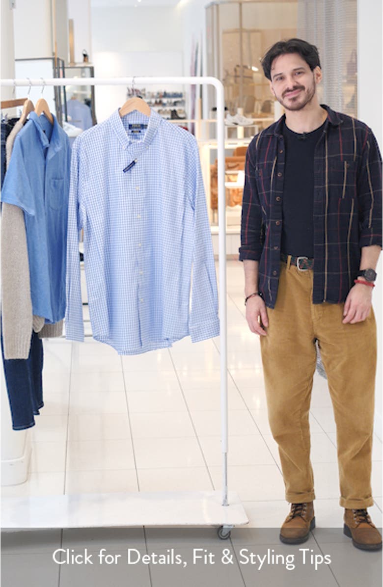 Classic Fit Performance Twill Button-Down Shirt, sales video thumbnail