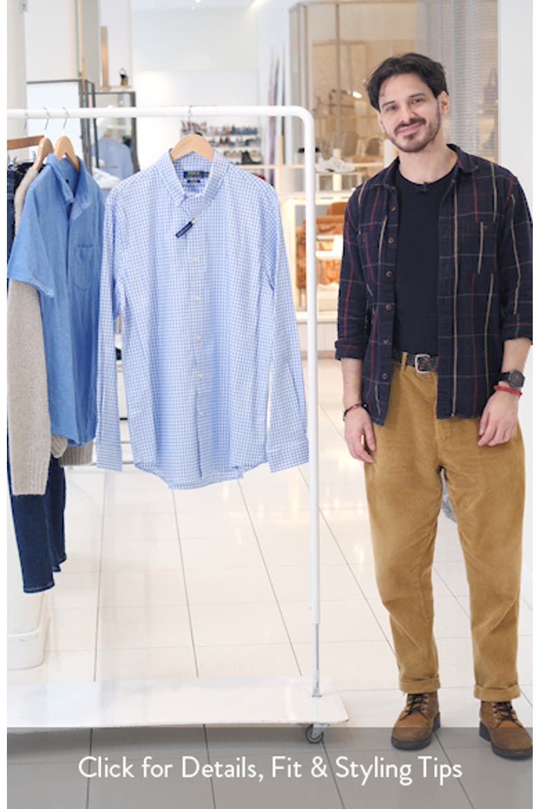 Classic Fit Performance Twill Button-Down Shirt video