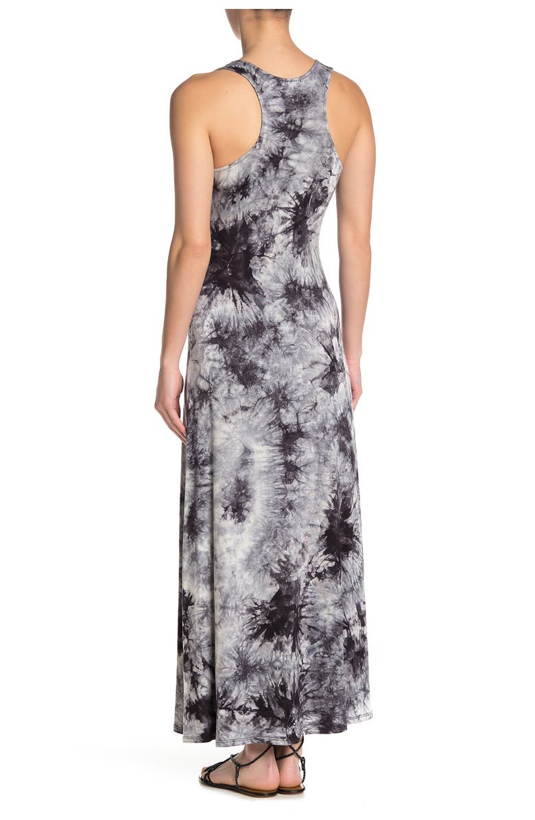 West Kei Tie Dye Racerback Sleeveless Maxi Dress, Main, color, 