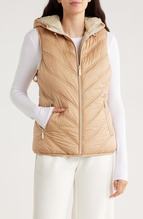 Water Resistant Reversible Packable Quilted Vest