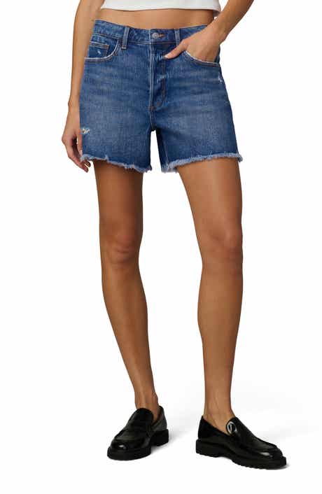The Jessie High Waist Raw Hem Cutoff Shorts