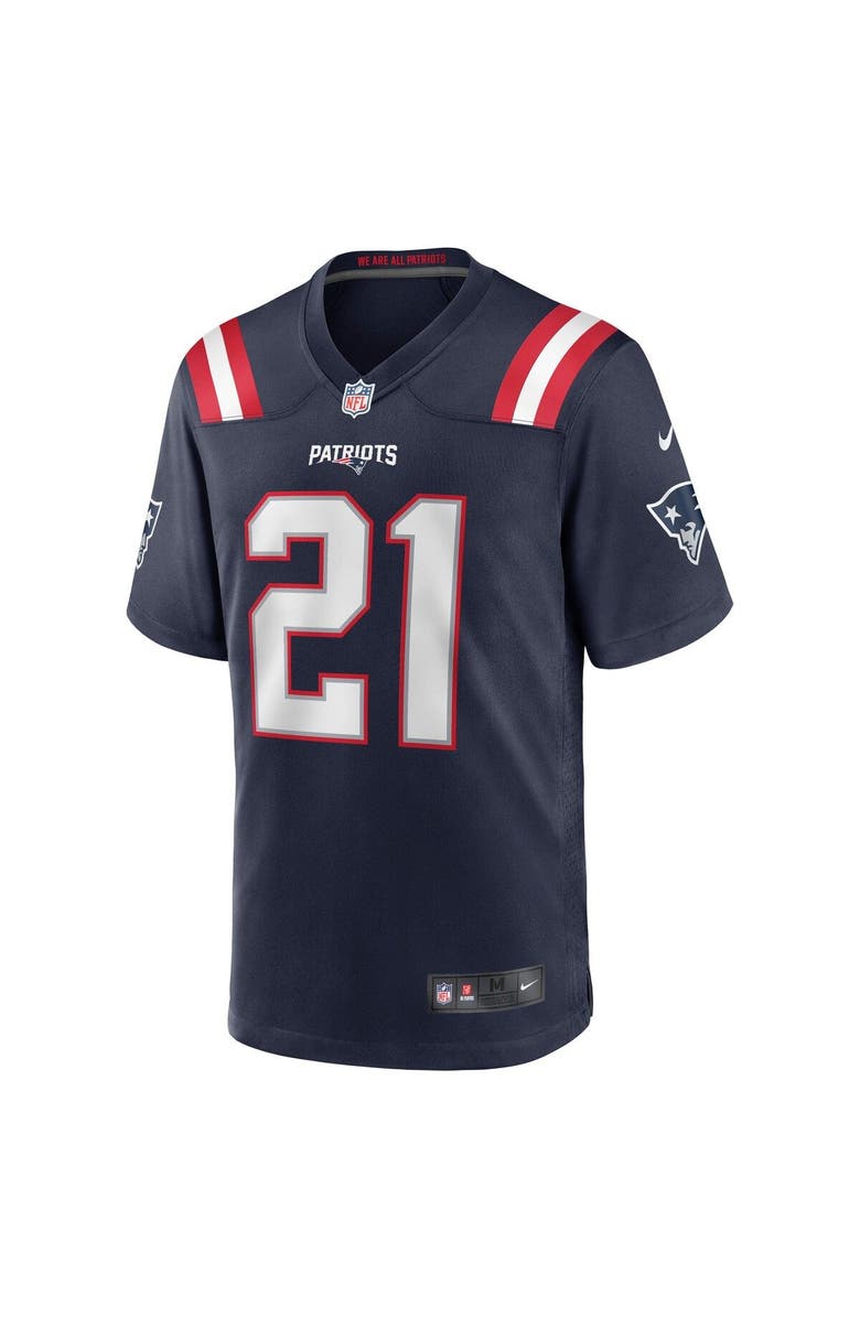 Nike Men's Nike Adrian Phillips Navy New England Patriots Game Jersey, Alternate, color, 