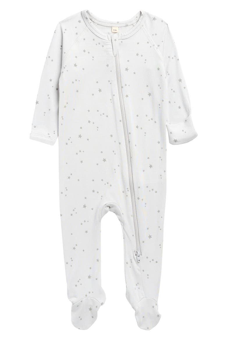 Stars Stretch Modal Footie, Main, color, FOG