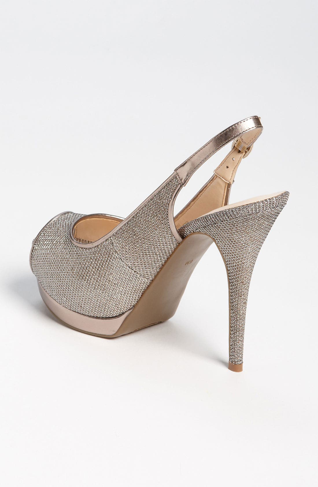 'Glenisa' Slingback Pump, Alternate, color, GLAMOUR GOLD GLITTER