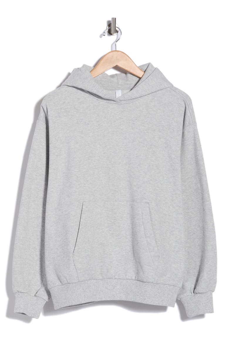 Flurry Fleece Hoodie, Alternate, color, GREY LIGHT HEATHER