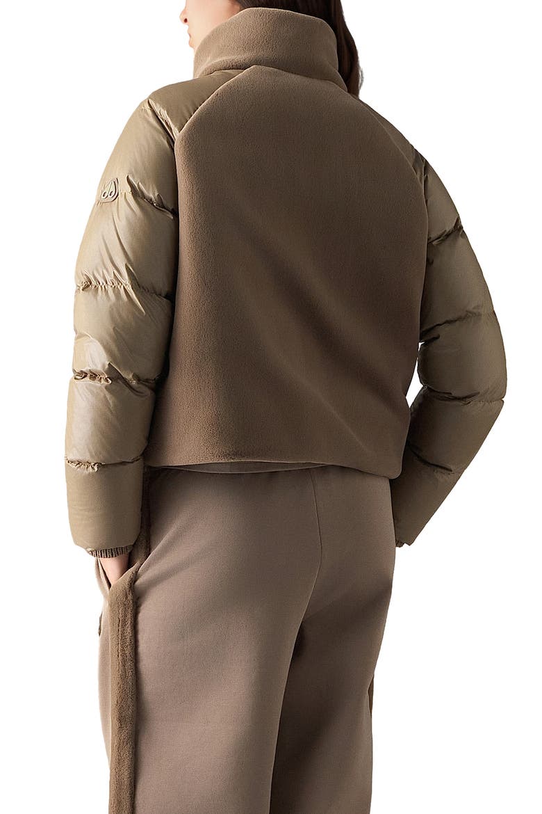 Queens Mix Media 800 Fill Power Down Jacket, Alternate, color, ASHEN 1968
