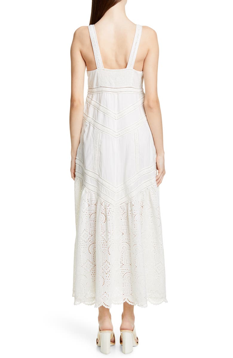 Sea Agatha Eyelet Hem Dress, Alternate, color, 