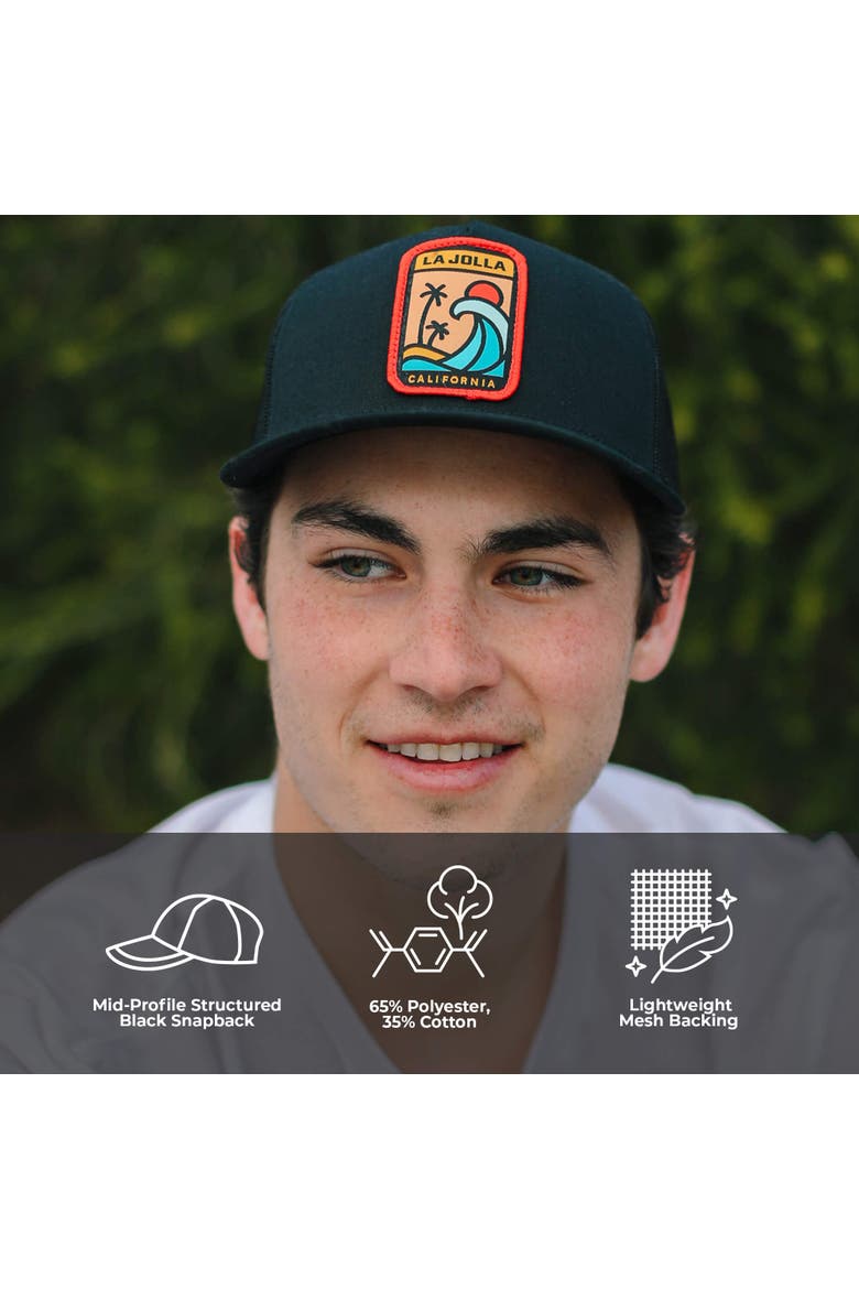 Homebreak Trucker Snapback Hat, Alternate, color, Black