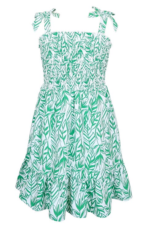 Kids' Box Strap Smocked Dress (Big Kid)