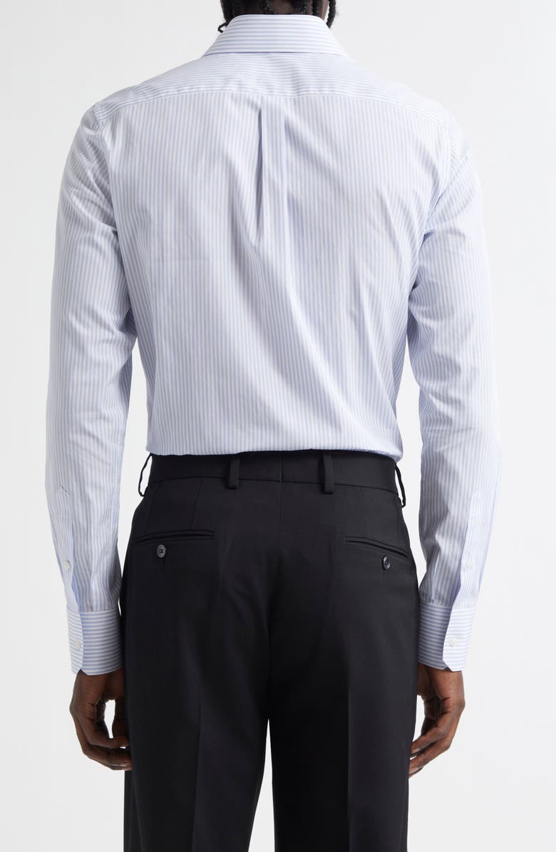 Dolce&Gabbana Martini Fit Stripe Cotton Poplin Button-Up Shirt, Alternate, color, S8051 Rigato
