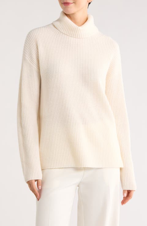 Wool & Cashmere Turtleneck Sweater